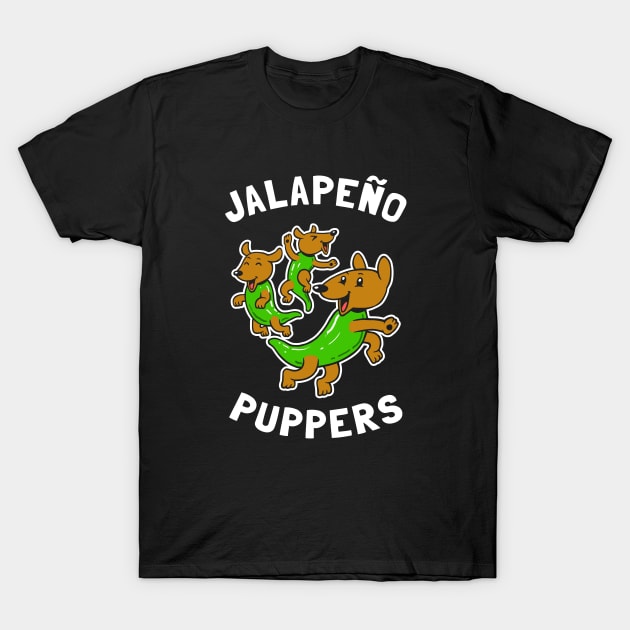 Jalapeño Puppers T-Shirt by dumbshirts